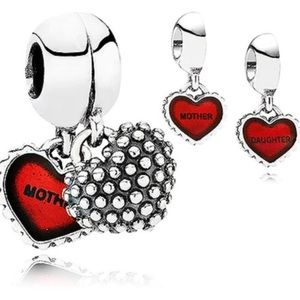 Pandora | Daughter & Mother Heart Charms